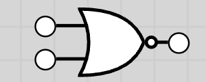 NOR Gate Circuit Symbol