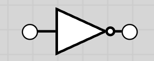 NOT Gate Circuit Symbol
